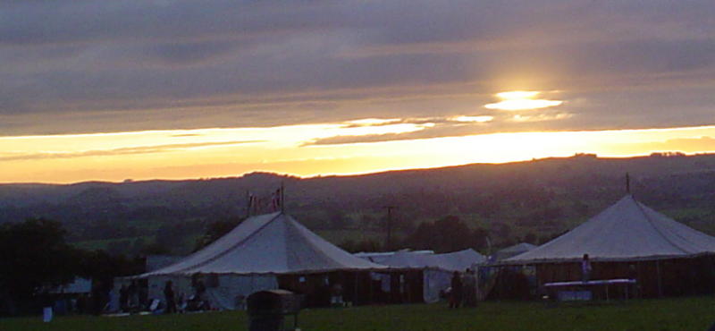 kitchen and kids marquees, summer 2005